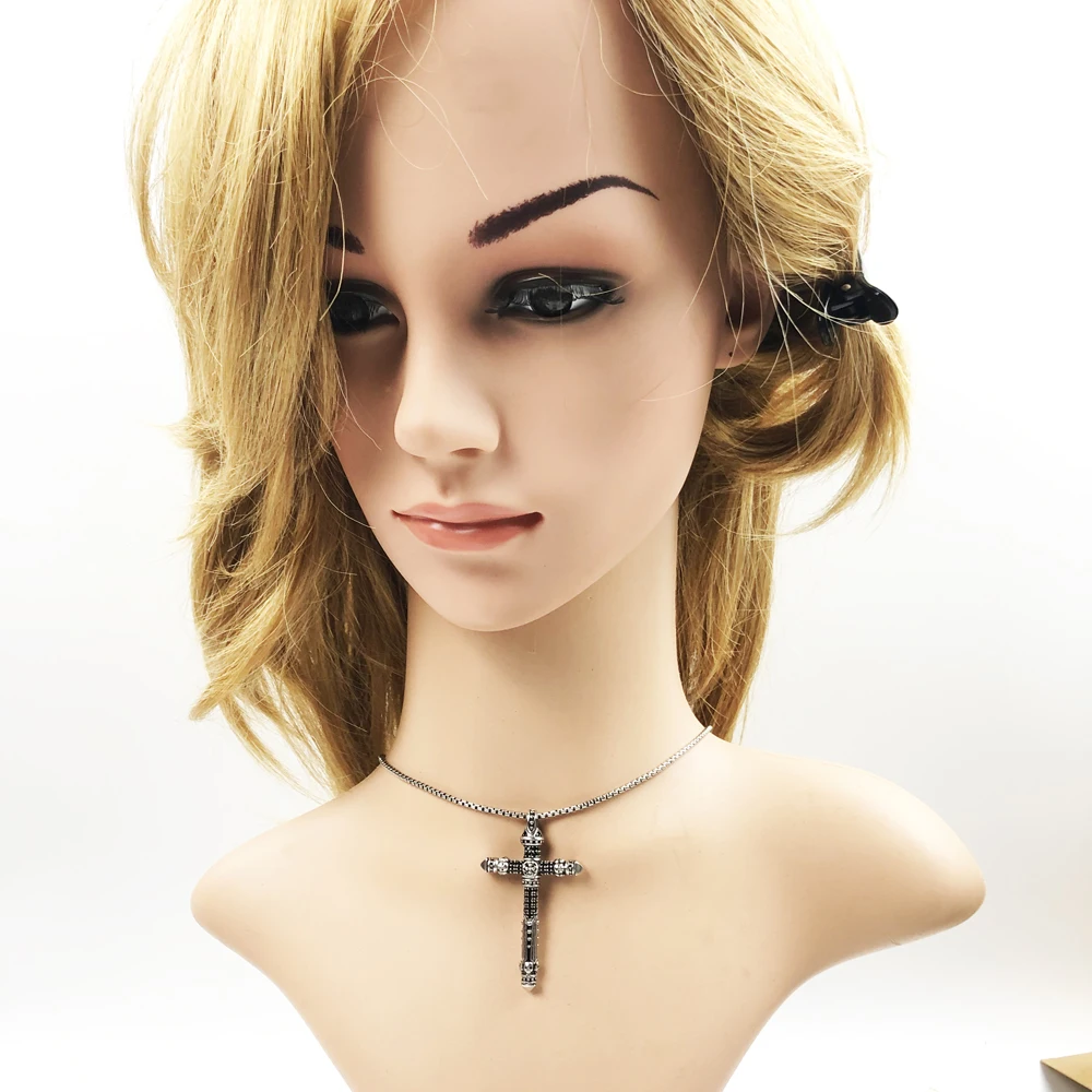 Religious Cross Pendant Or Punk Rock Hip-Hop Fashion Trend Jewelry 2