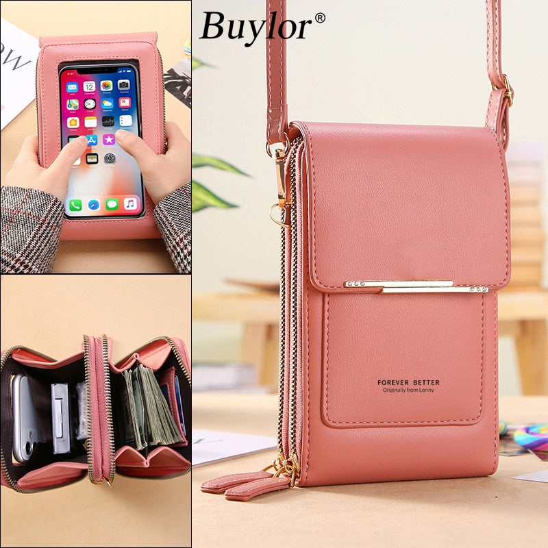 Clear back Fun Trendy Fashion Versatile Large Capacity Crossbody Shoulder Strap Handbag Purse
