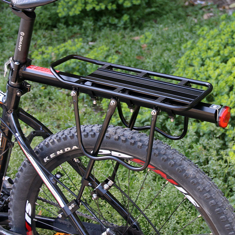 Screw Mount Deemount Bicycle Luggage Carrier Cargo Rear Rack Height Length Adjustable
