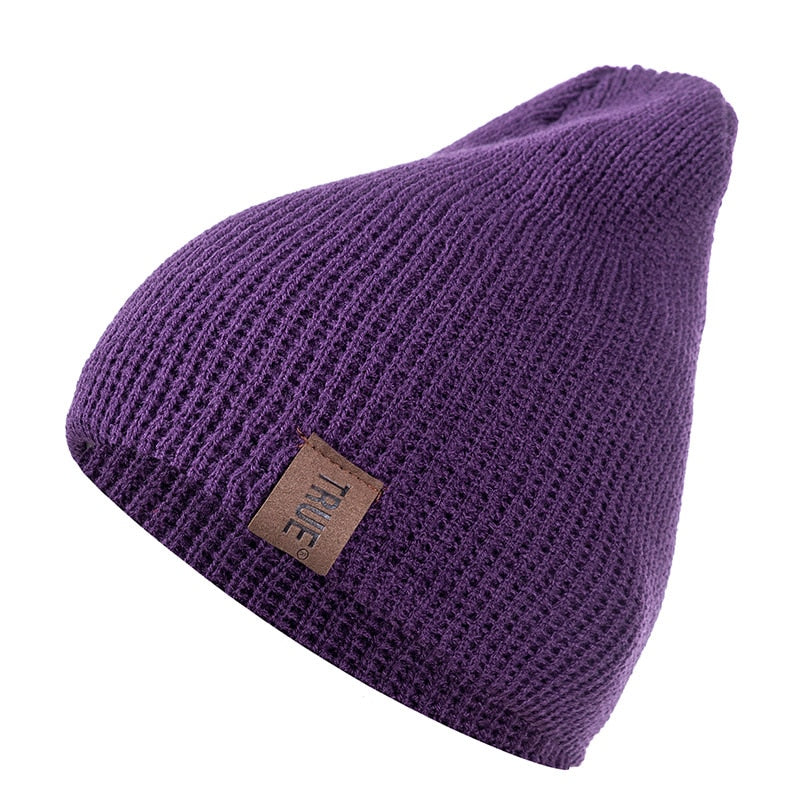 Gender Neutral Casual Warm Knit Winter Beanie Hat Tuque