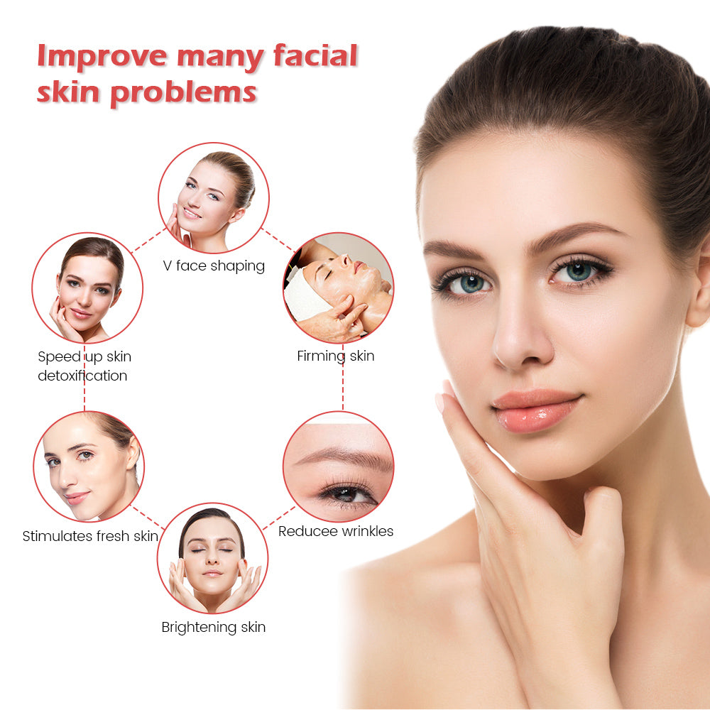 T-Shape Battery-Operated Vibrating Facial Stimulator Activator - Facial Beauty Device