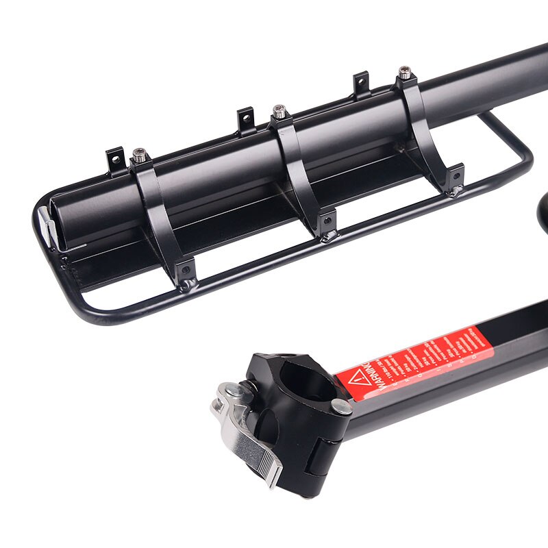 Deemount Bicycle Luggage Carrier Cargo Rear Rack Height Length Adjustable