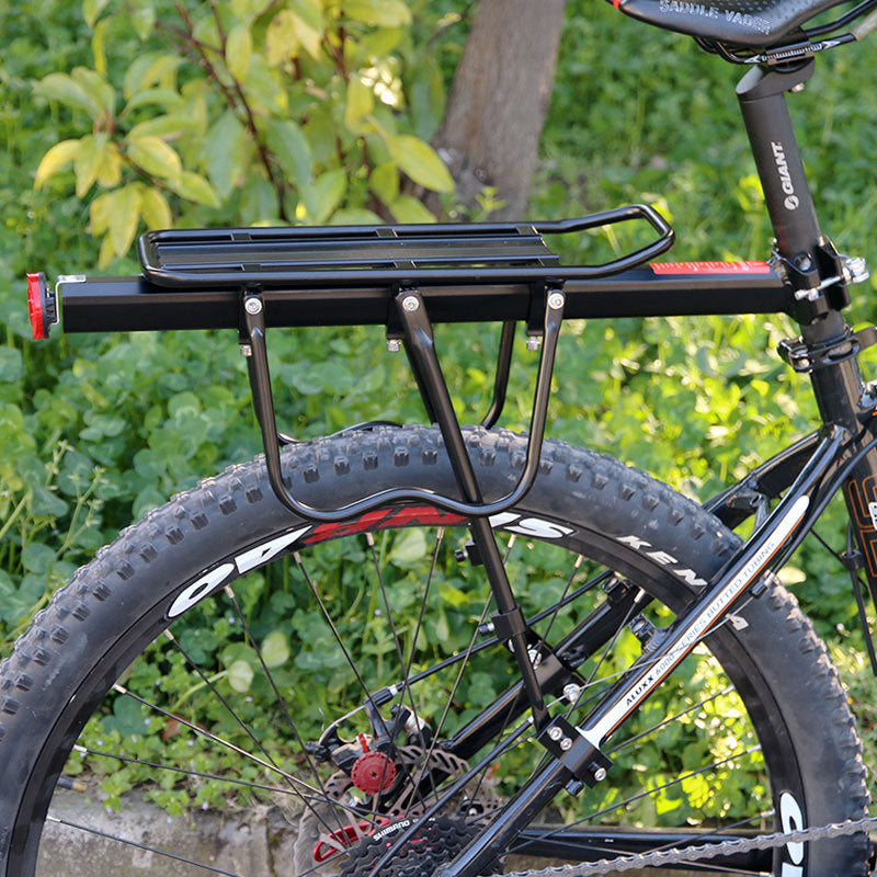 Quick Screw Mount Deemount Bicycle Luggage Carrier Cargo Rear Rack Height Length Adjustable