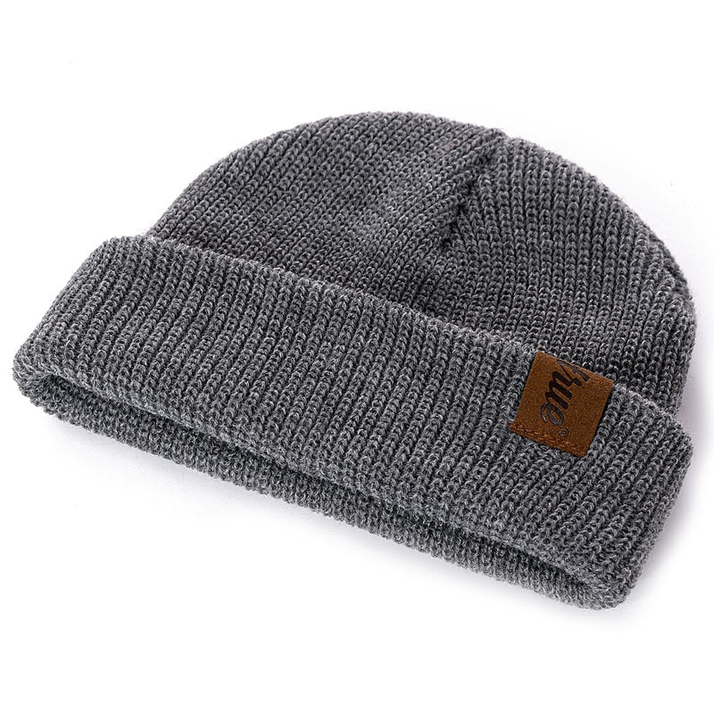 Gender Neutral Casual Warm Knit Winter Beanie Hat Tuque