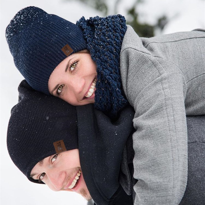 Gender Neutral Casual Warm Knit Winter Beanie Hat Tuque