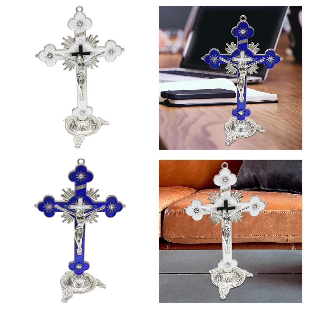 Catholic Christian Jesus Christ On Cross Statue Sculpture Crucifix