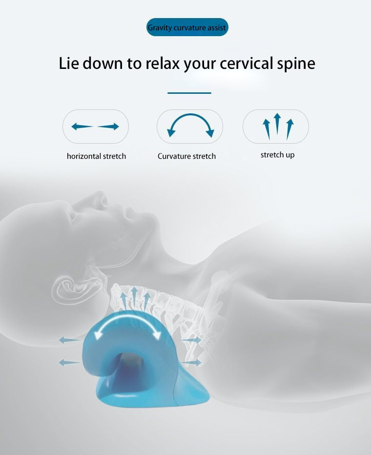 Neck Cervical Relaxer Stretcher For Tension Stiffness Pressure Relief Cervical Spine Alignment