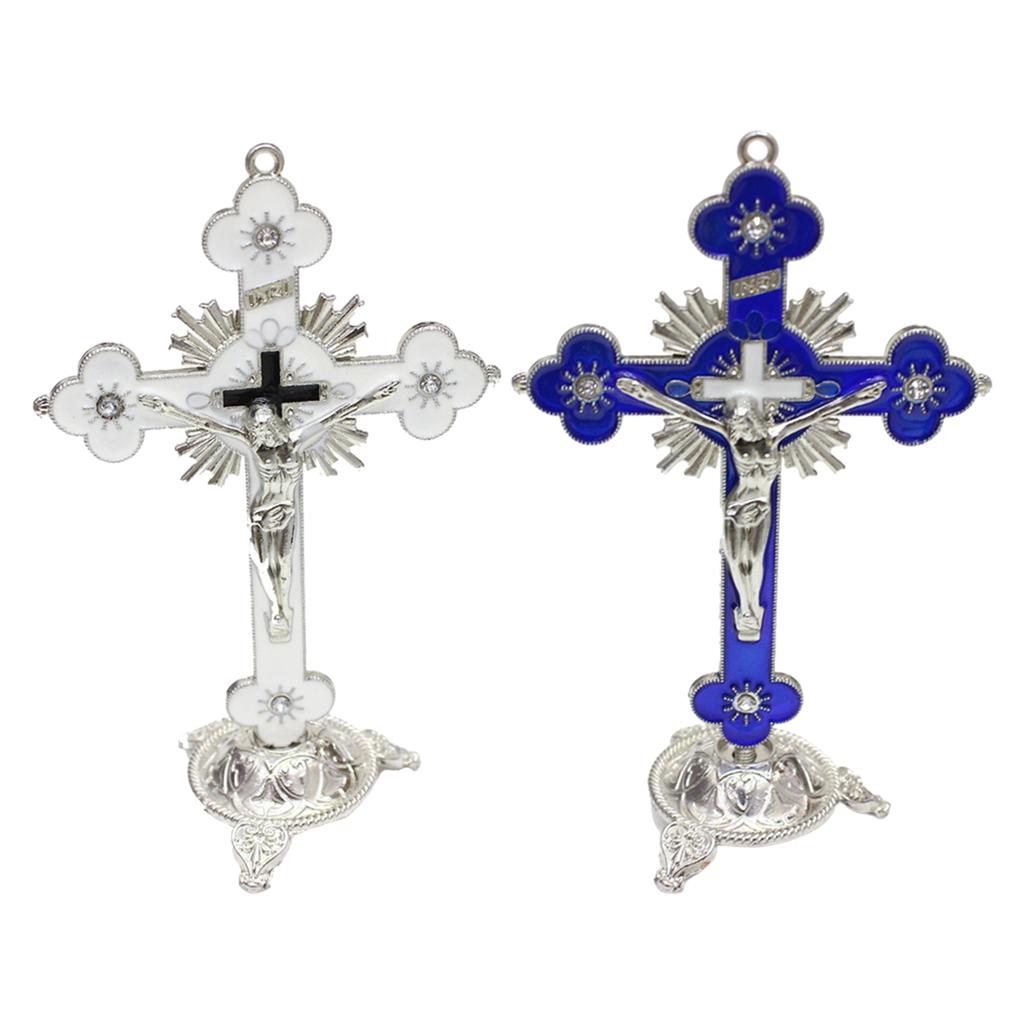 Catholic Christian Jesus Christ On Cross Statue Sculpture Crucifix