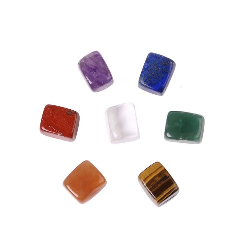 Agate: Grounding, Nourishment, Stability Amethyst: Protection, Cleansing, Intuition Aventurine: Vitality, Confidence, Optimism Carnelian: Sexuality, Vitality, Confidence Quartz (Clear): Manifesting, Deep Healing Lapis Lazuli: Vision, Truth, Awareness Tiger Eye: Balance, Discernment, Grounding