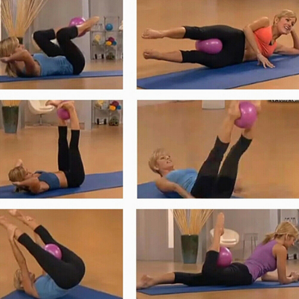 Different uses of the Small 25cm Yoga Pilates Fitness Exercise Ball