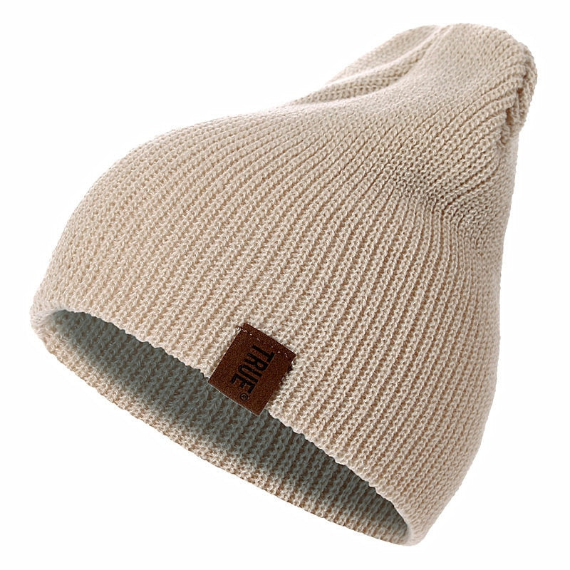 Gender Neutral Casual Warm Knit Winter Beanie Hat Tuque