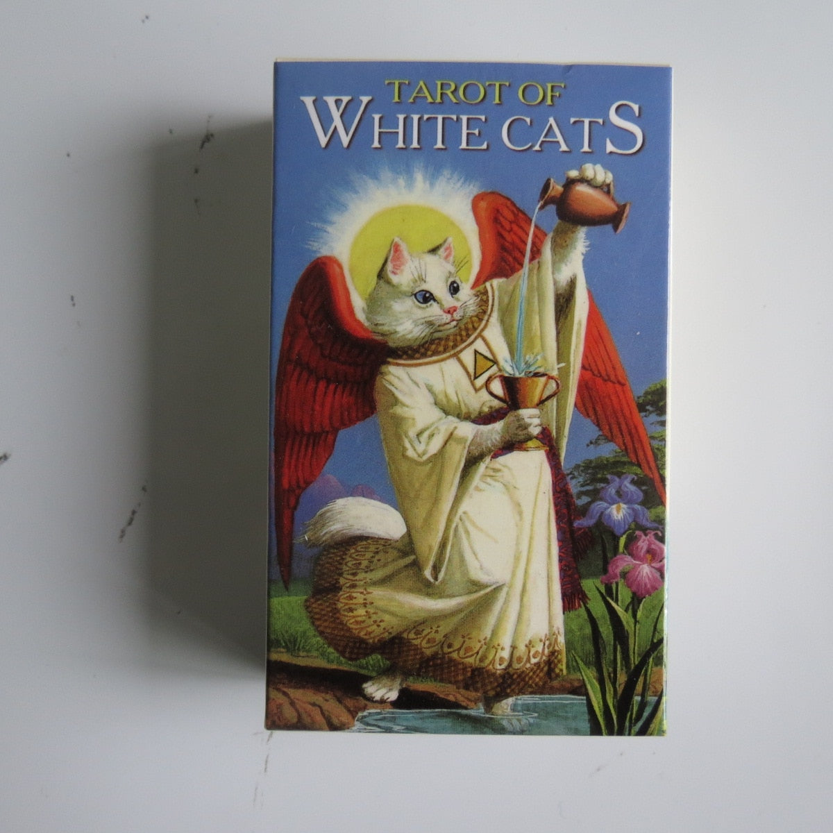 White Cats Beautiful Tarot Oracles Cards For Mysterious Divination Entertainment