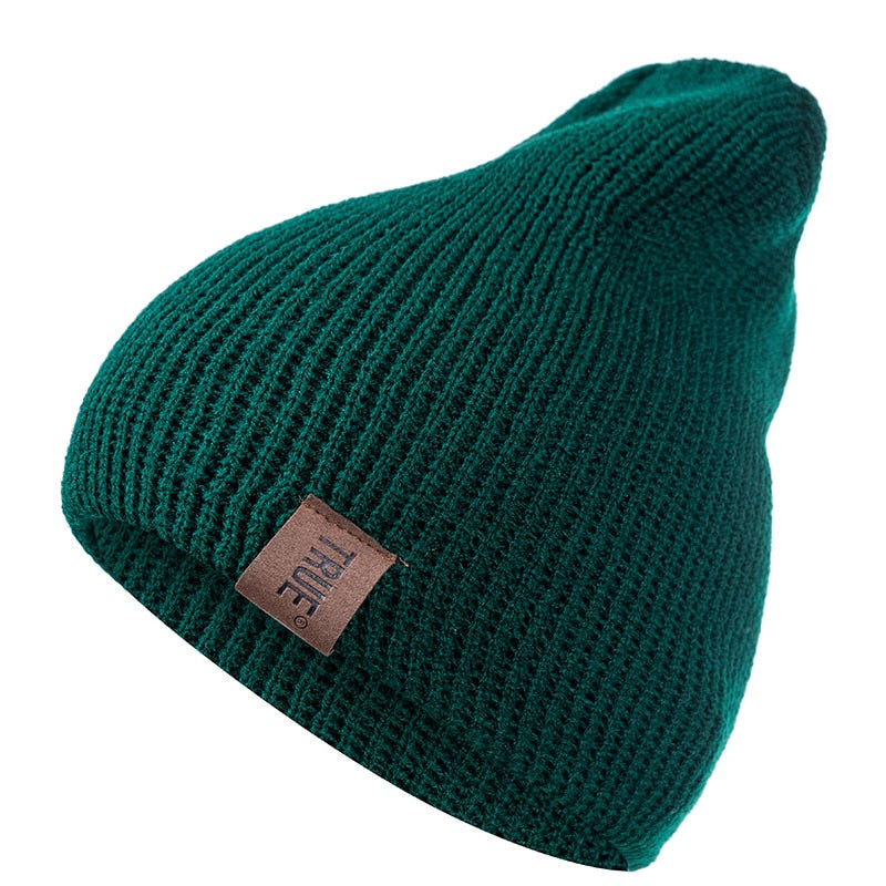 Gender Neutral Casual Warm Knit Winter Beanie Hat Tuque