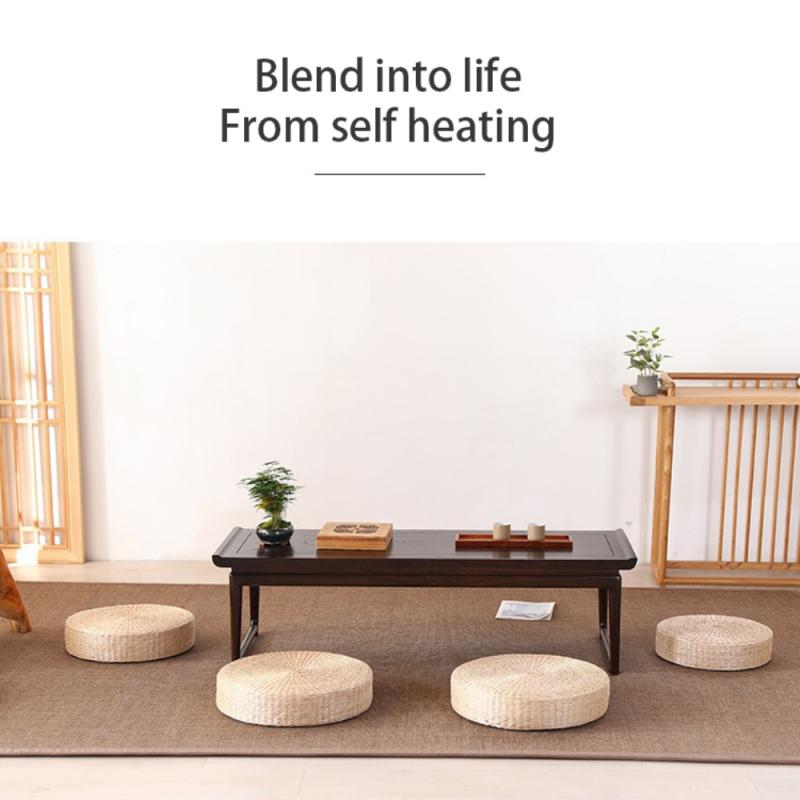 Hand Woven Natural Eco-Friendly Round Straw Tatami Floor Cushion Pad