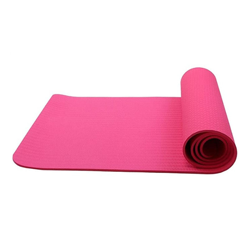 Pink Durable High Density Two-Colour Non-Slip Yoga Mat