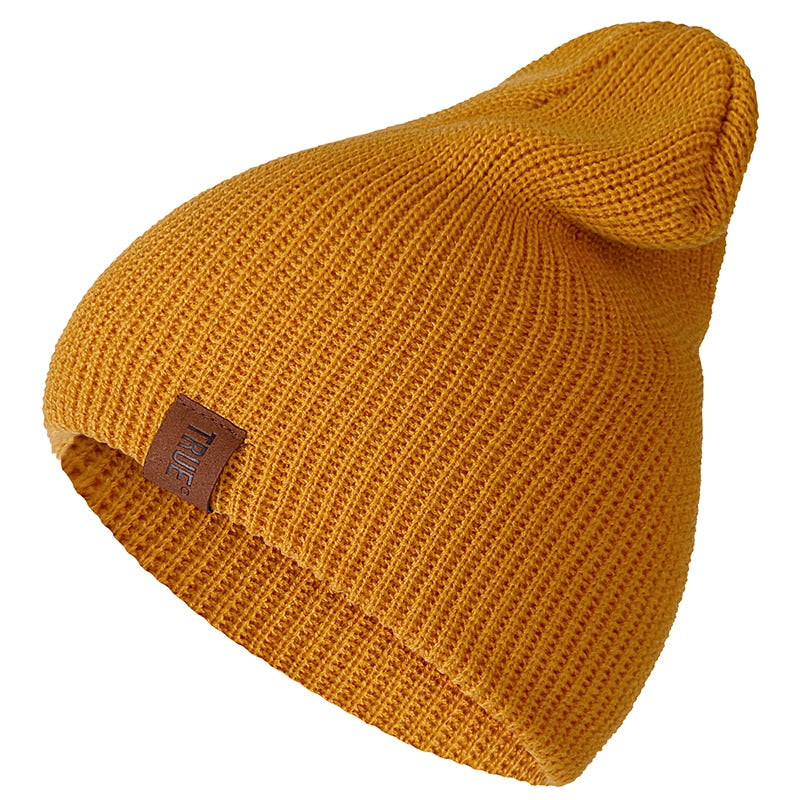 Gender Neutral Casual Warm Knit Winter Beanie Hat Tuque