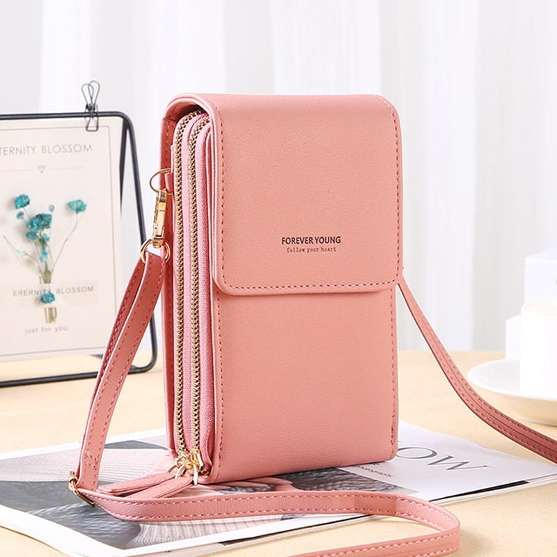 Pink Fun Trendy Fashion Versatile Large Capacity Crossbody Shoulder Strap Handbag Purse