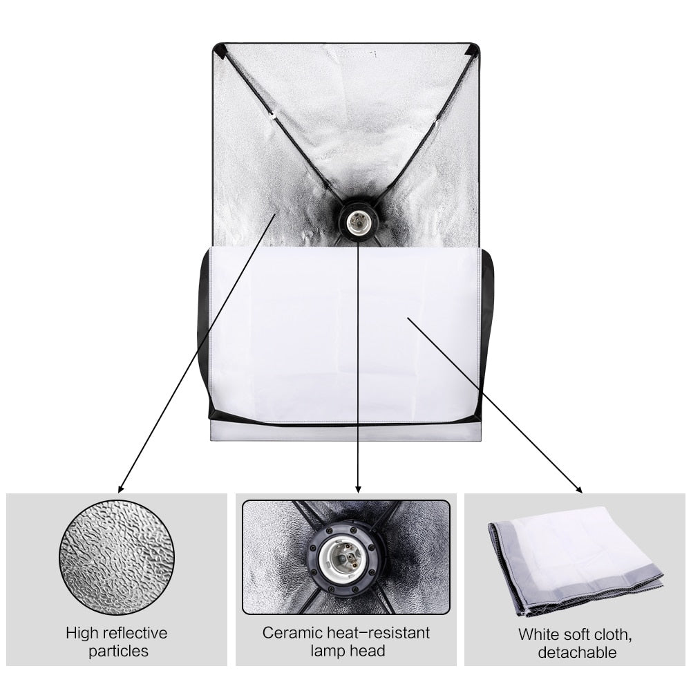 Reflective Umbrella for Professional Photo Studio Lighting Kit