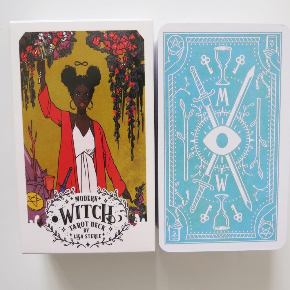 Modern Witch Beautiful Tarot Oracles Cards For Mysterious Divination Entertainment