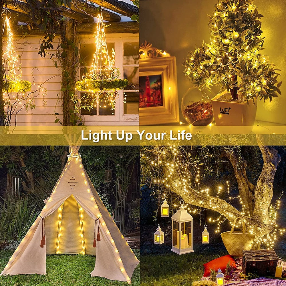 Decoration Osiden LED Solar Waterproof Outdoor Fairy Lights Strings