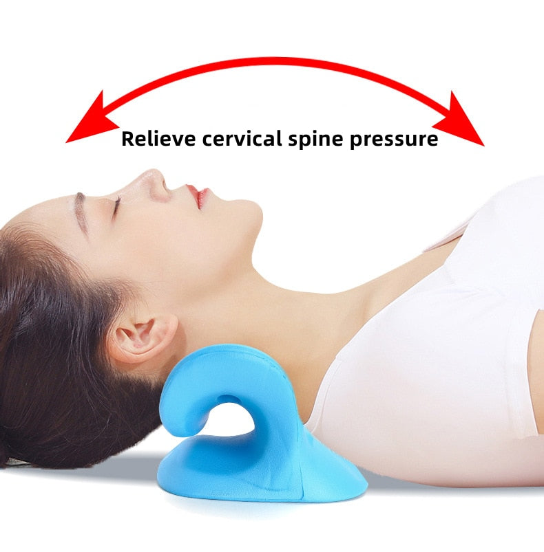 Pressure relief Neck Shoulder Cervical Relaxer Stretcher For Tension Stiffness Relief Cervical Spine Alignment