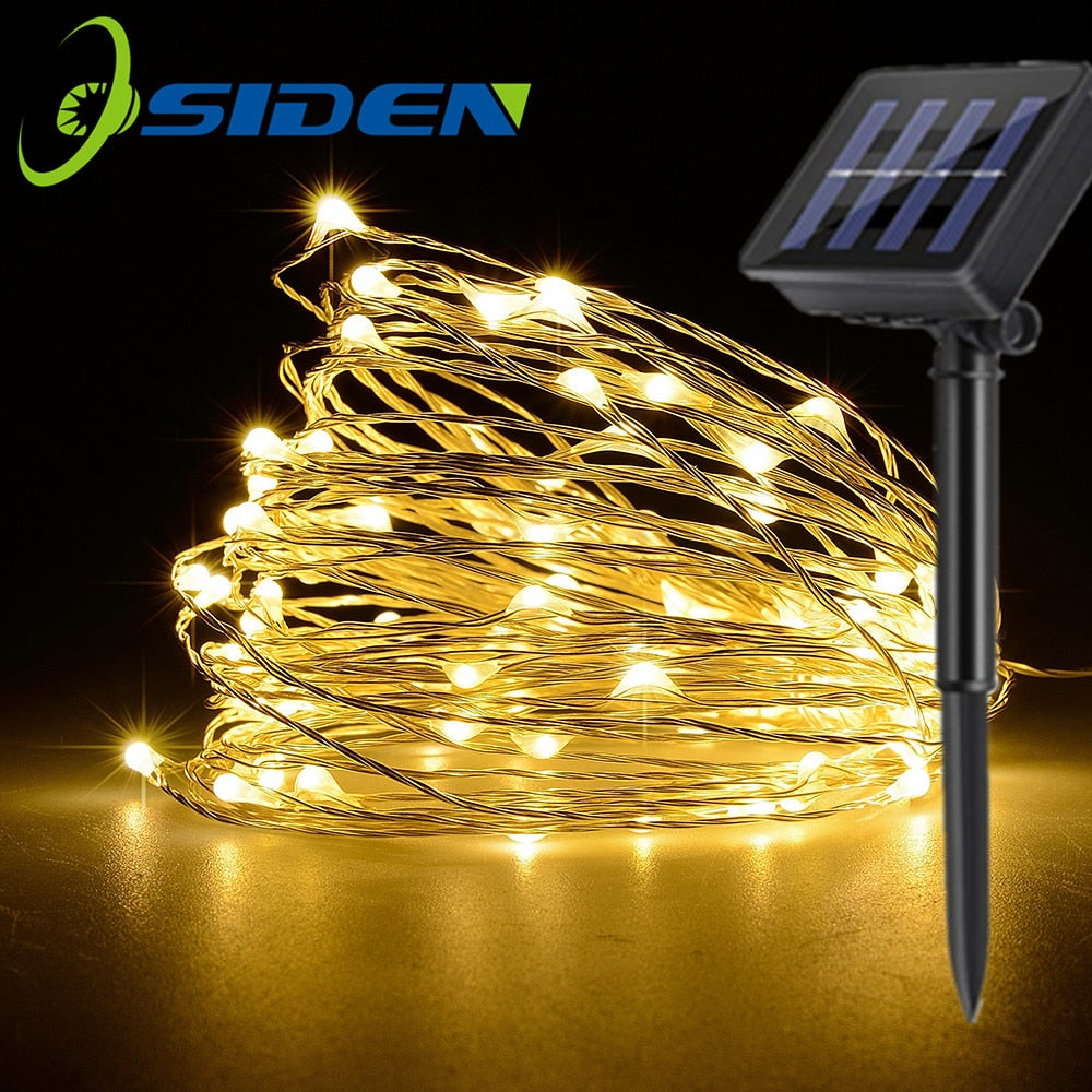 Osiden LED Solar Waterproof Outdoor Fairy Lights Strings
