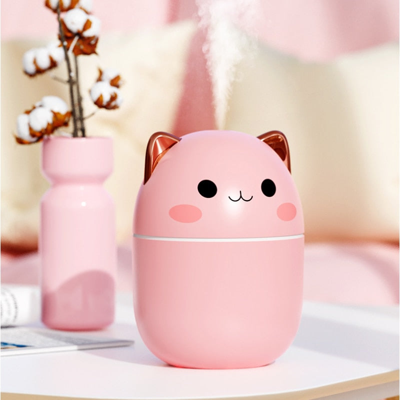 Pink Kawaii Essential Oil Diffuser/Air Humidifier/Mist Sprayer